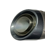 Silenciador deportivo con punta tipo fibra de carbono para motocicleta — imagen 2 de 4