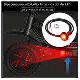 Luz LED roja tipo ojo de águila de aluminio para scooter eléctrico — imagen 3 de 4