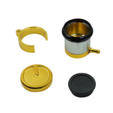 Depósito de líquido de frenos universal en aluminio con acabado racing para moto — imagen 5 de 5