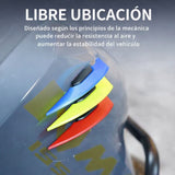 Alerón spoiler aerodinámico universal adhesivo para motocicleta — imagen 7 de 8
