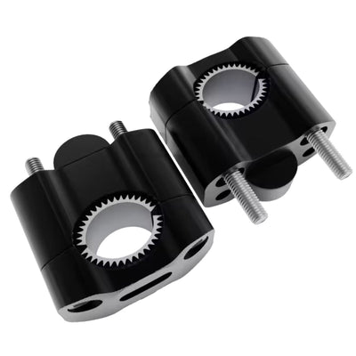 Elevadores de manubrio de aluminio para moto, disponibles en varios colores