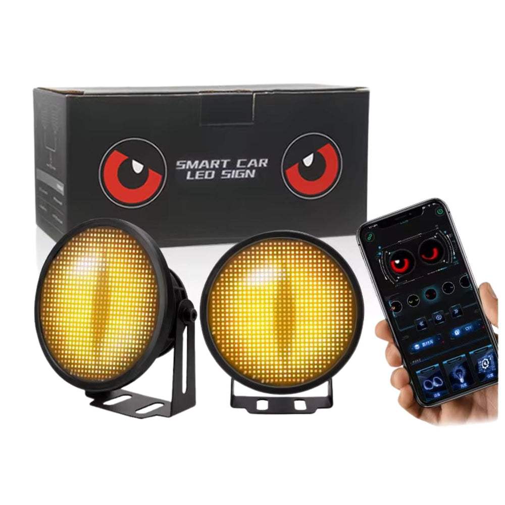 Pantalla LED programable con control Bluetooth para vidrio de auto