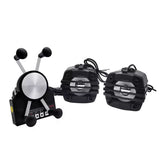 Kit 3 en 1 para moto con soporte de celular, bocinas y control Bluetooth — imagen 1 de 6