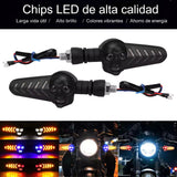 Intermitentes LED de flujo secuencial con luz DRL azul, resistentes al agua IP67 — imagen 3 de 5