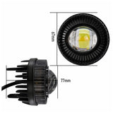 Faro explorador LED con lente lupa y modos multicolor para moto, bicicleta o ATV — imagen 2 de 7