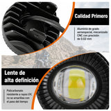 Faro explorador LED con lente lupa y modos multicolor para moto, bicicleta o ATV — imagen 4 de 7
