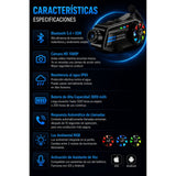 Intercomunicador Bluetooth para casco de moto con cámara HD 1080P — imagen 2 de 5