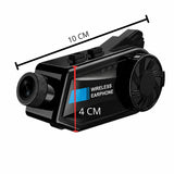 Intercomunicador Bluetooth para casco de moto con cámara HD 1080P — imagen 3 de 5