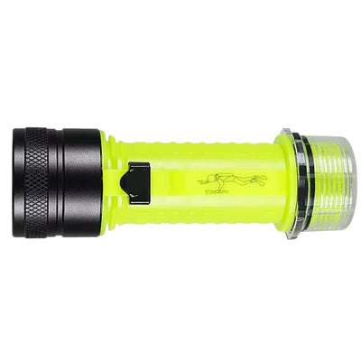 Lámpara acuática sumergible recargable con luz dual y pulsera de sujeción