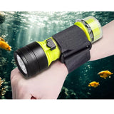 Lámpara acuática sumergible recargable con luz dual y pulsera de sujeción — imagen 3 de 6