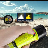 Lámpara acuática sumergible recargable con luz dual y pulsera de sujeción — imagen 2 de 6