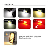 Lámpara LED COB con cuello flexible, imán y función power bank — imagen 8 de 8