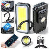 Lámpara LED COB con cuello flexible, imán y función power bank — imagen 4 de 8