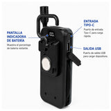 Lámpara LED COB con cuello flexible, imán y función power bank — imagen 2 de 8