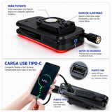 Lámpara LED COB con cuello flexible, imán y función power bank — imagen 5 de 8
