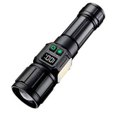 Linterna LED power bank con COB lateral, 9 modos y resistencia IP67 — imagen 1 de 5