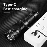 Lámpara LED con 9 modos de luz, COB lateral y carga USB-C — imagen 5 de 5