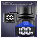 Linterna LED 30W con zoom, luz COB lateral, imán y estuche — imagen 3 de 8