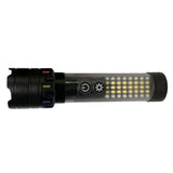 Lámpara LED con tecnología COB, efecto patrulla y correa resistente — imagen 1 de 5