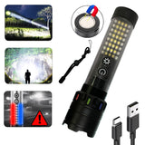 Lámpara LED con tecnología COB, efecto patrulla y correa resistente — imagen 2 de 5