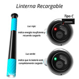 Bastón de seguridad con linterna LED recargable USB-C — imagen 2 de 4