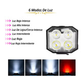 Luz delantera solar para bicicleta con sensor automático y bocina de emergencia — imagen 2 de 6