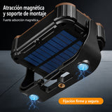 Reflector LED solar portátil con imán, gancho y 4 modos de luz — imagen 4 de 4
