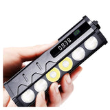 Barra LED de 6 luces con función SOS y carga USB tipo C para bicicleta — imagen 5 de 5