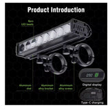 Barra LED de 8 luces con 12000 lúmenes y carga USB tipo C — imagen 2 de 7