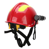 Casco tipo bombero para labores de rescate, disponible en rojo y blanco — imagen 3 de 8