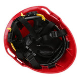 Casco tipo bombero para labores de rescate, disponible en rojo y blanco — imagen 4 de 8