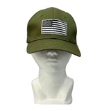 Gorra militar tipo béisbol con diseño de bandera USA en color negro — imagen 2 de 5