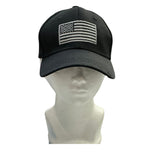 Gorra militar tipo béisbol con diseño de bandera USA en color negro — imagen 3 de 5