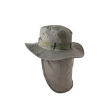 Sombrero pescador con cubre nuca en color caqui — imagen 3 de 3