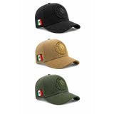 Gorra México con escudo nacional bordado en color caqui — imagen 1 de 4