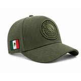 Gorra México con escudo nacional bordado en color caqui — imagen 4 de 4