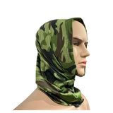 Kit de sombrero multifuncional y mangas color verde camuflaje — imagen 7 de 8
