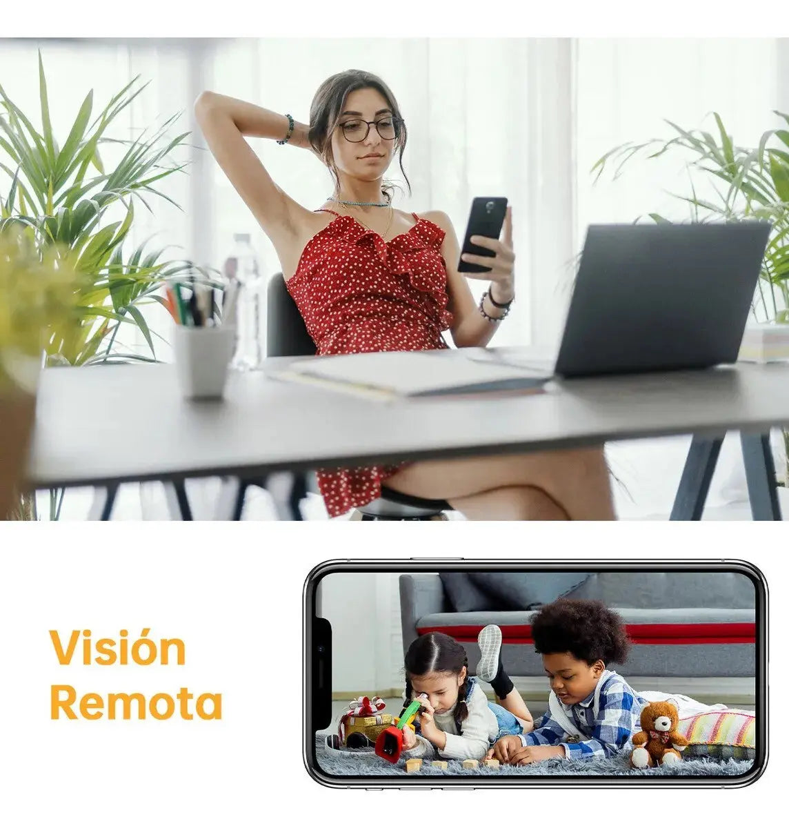 Mini Cámara espía  Wifi Recargable 1080p HD Visión Nocturna Fralugio