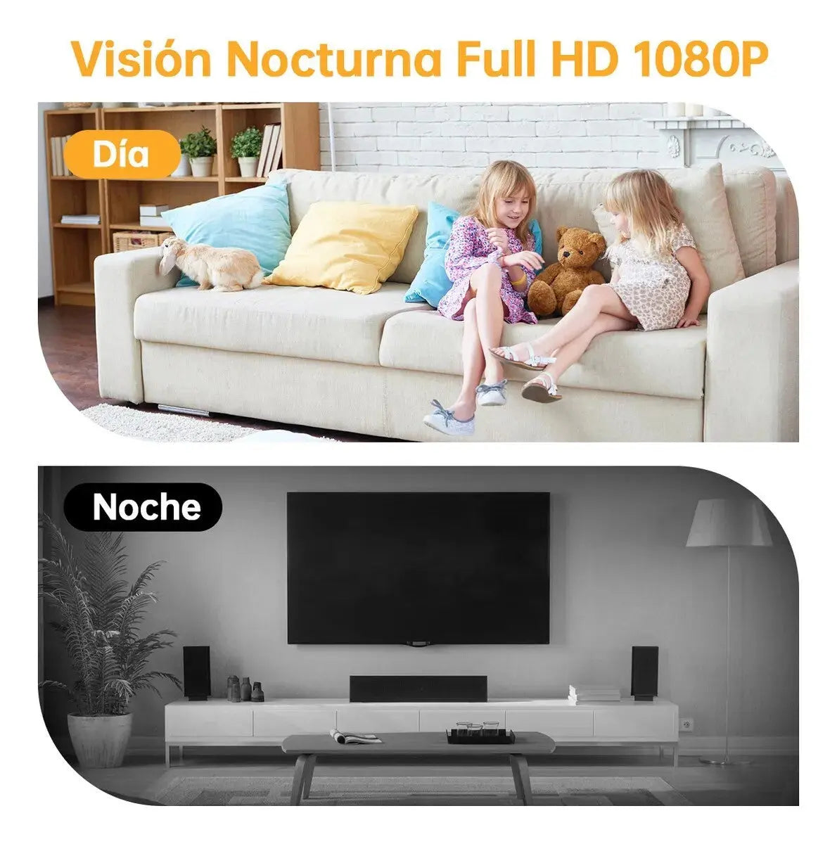 Mini Cámara espía  Wifi Recargable 1080p HD Visión Nocturna Fralugio
