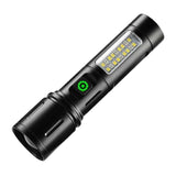 Mini lámpara LED recargable USB con zoom y 5 modos de luz — imagen 1 de 6