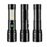 Mini lámpara LED recargable USB con zoom y 5 modos de luz — imagen 3 de 6