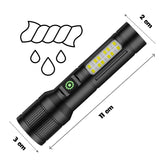 Mini lámpara LED recargable USB con zoom y 5 modos de luz — imagen 6 de 6