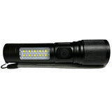 Lámpara LED y cob con 6 modos en blanco y rojo, carga USB-C — imagen 1 de 3