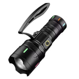 Linterna power bank con zoom telescópico y pantalla digital de batería — imagen 1 de 8