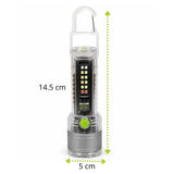 Lámpara LED XPE con luz UV, efecto patrulla y gancho mosquetón — imagen 4 de 6