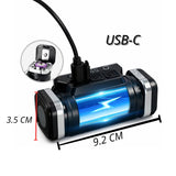 Lámpara frontal LED COB de 30W recargable por USB-C con imán — imagen 5 de 5