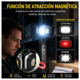 Lámpara frontal LED doble luz con sensor de movimiento e imán — imagen 5 de 5