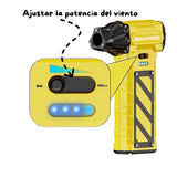 Ventilador de mano 4 en 1 con rompevidrios, corta cinturón y luz led — imagen 4 de 6