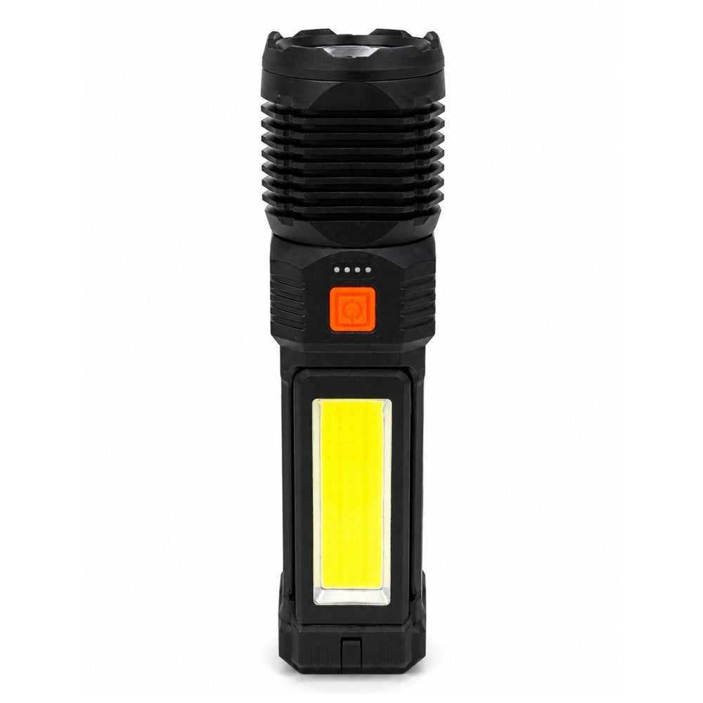 Lámpara LED COB giratoria 90° con indicador de batería en 4 niveles