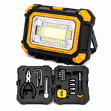 Reflector LED solar 3 en 1 con kit de herramientas y power bank — imagen 2 de 8